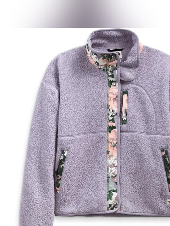 The North Face Jackets & Blazers - The North Face Women's Lavender and Camouflage Fleece Jacket Cragmount